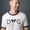 Mens Ringer Dog Tshirt