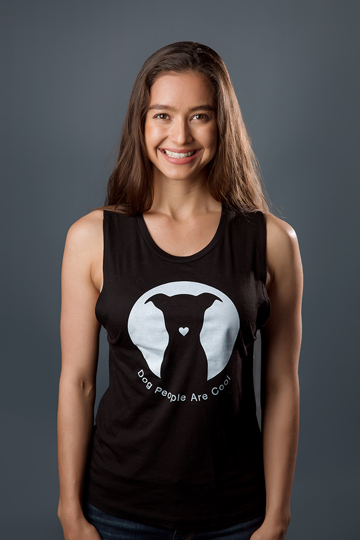 Women's Tank (Black) - Dog People Are Cool
