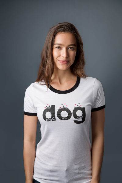 Womens Paw Prints Graphic Tee